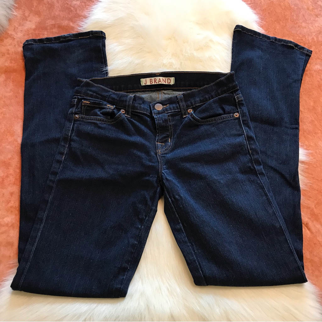 J Brand Fit  Flare Deep Blue Denim Jeans